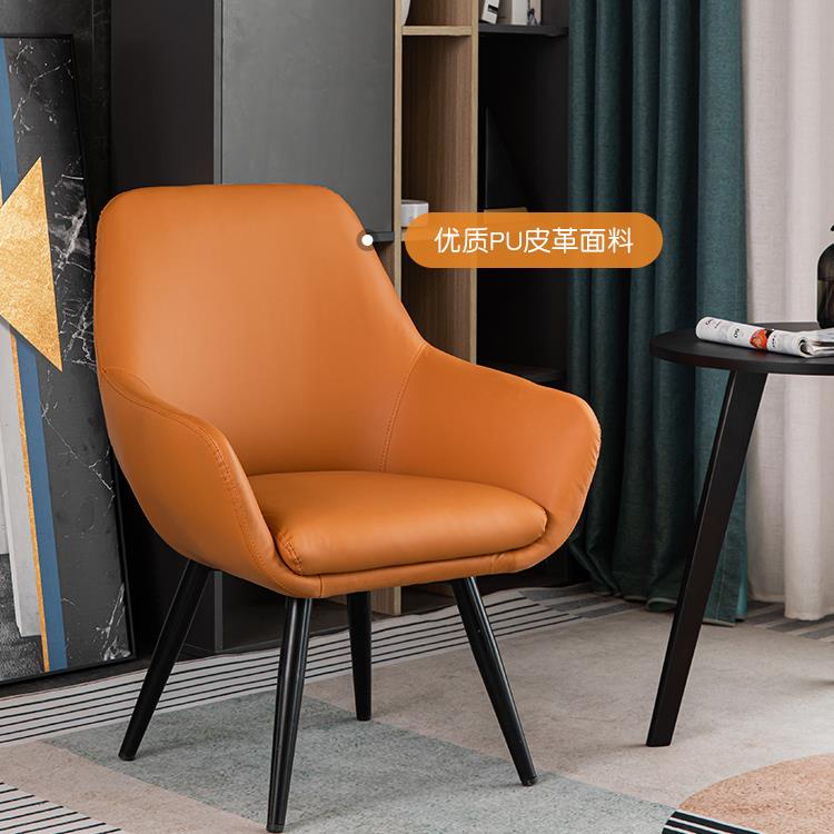 北欧单人阳台沙发咖啡厅奶茶店桌椅组合阳台卧室客厅休闲家用椅子