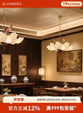 新中式吊灯，中古瓦比萨比茶室，餐饮吊灯，宋式美学禅宗风格，新