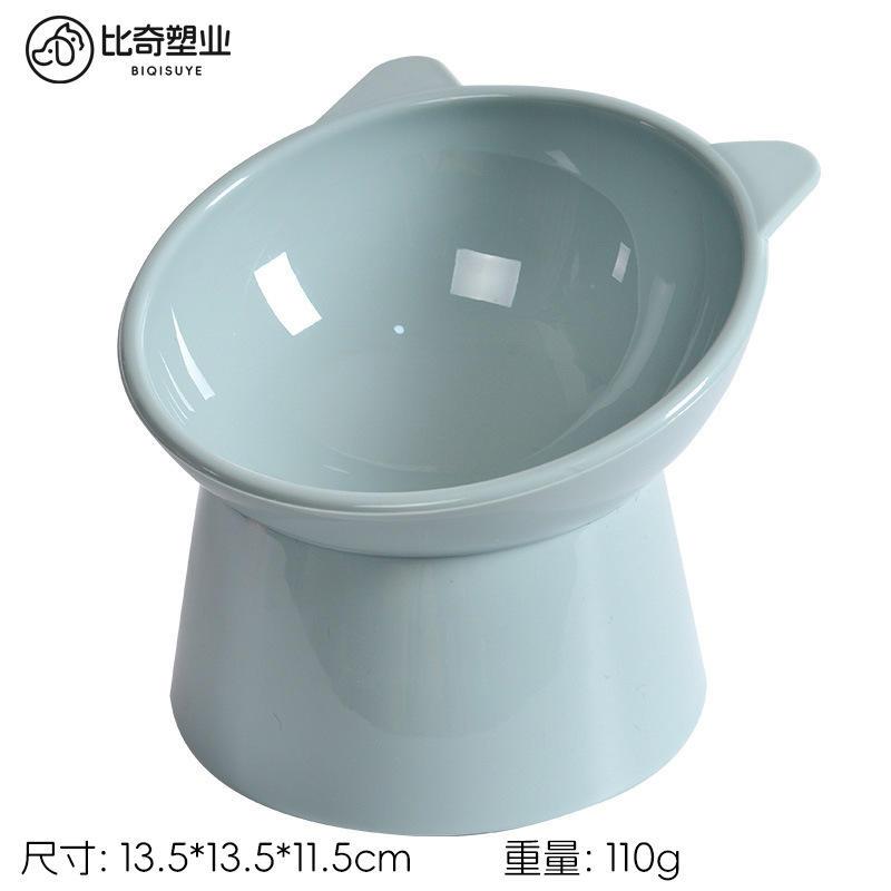定制斜口宠物碗猫咪狗狗碗护颈椎猫食碗饭碗高脚碗防打翻猫碗爆款