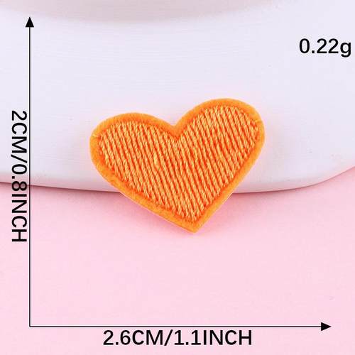 爱心绣花标刺绣布贴服装辅料鞋帽箱包配饰饰品配件补丁贴自粘爆款