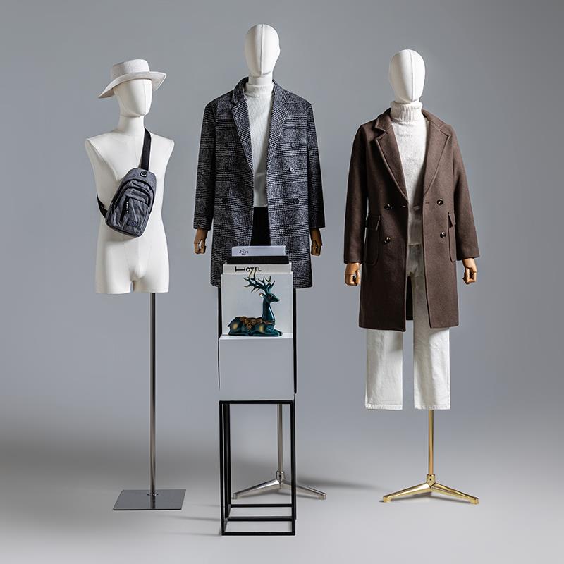 服装店男模特道具全身人台韩版男装店橱窗半身假人体模特展示架
