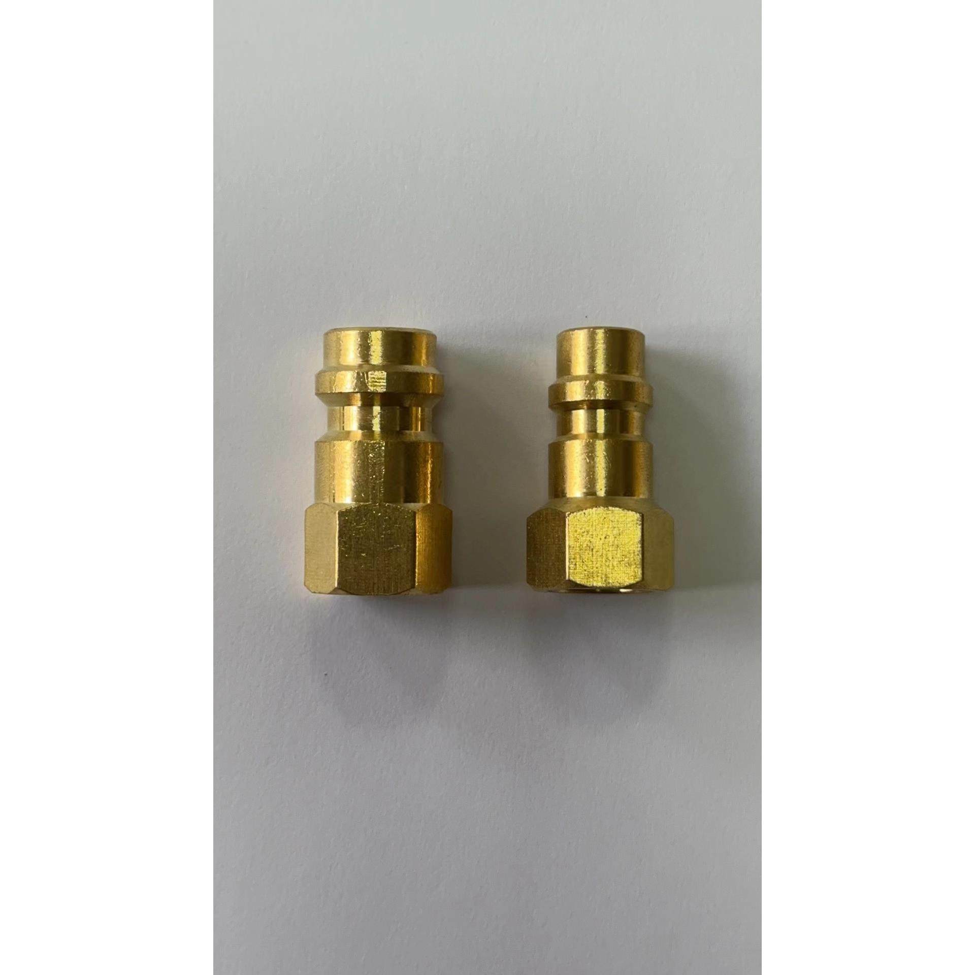 R134a汽车空调雪种冷媒制冷剂钢瓶转换接头加氟公接口1/2ACME