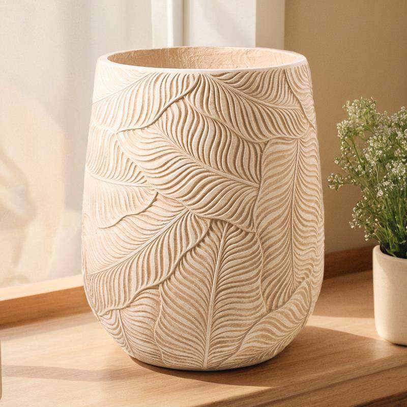 北欧覆古镁泥花盆千年木柠檬树龙血树百合竹龟背芋民宿艺术花盆,家居饰品,花盆,淘宝优惠券,粉丝福利购,淘宝优惠卷