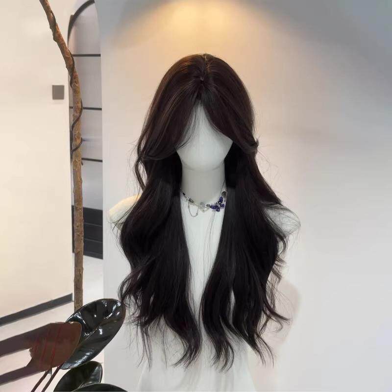 假发全头套女自然日常全头套式秋冬韩式大波浪卷发仿真假发套