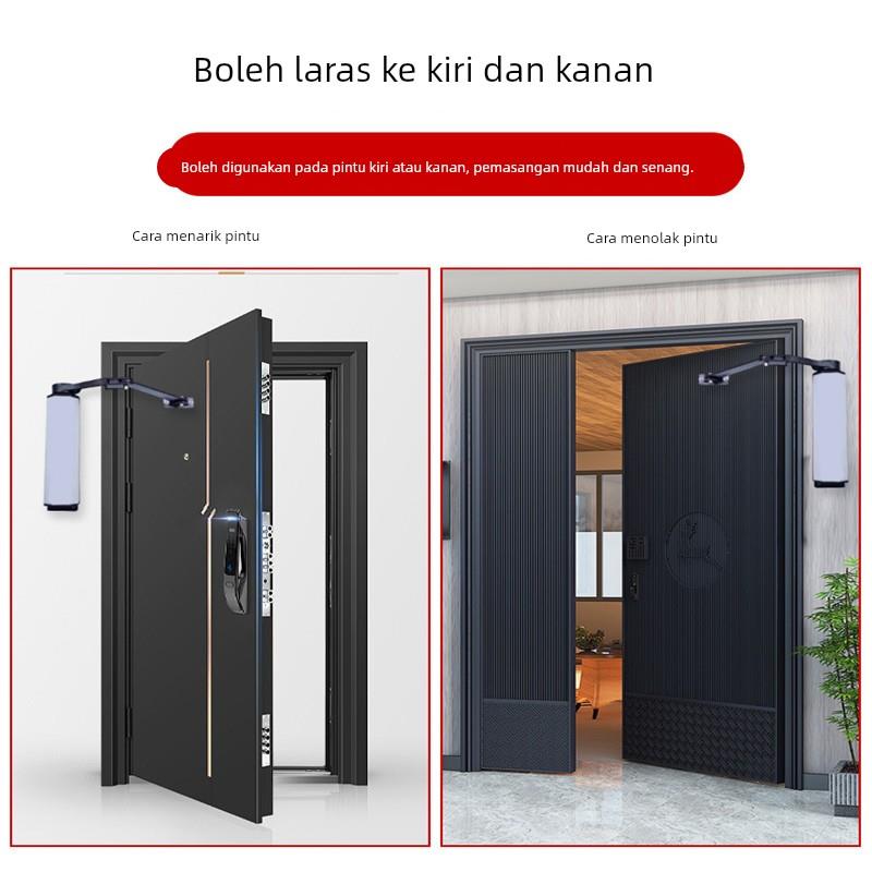 电动自动开门机智能侧装遥控小区大门别墅庭院曲臂机关闭门器全套