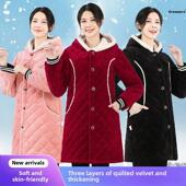 秋冬季 妈妈装 加绒保暖棉衣棉服罩衣干活工作外穿夹棉四川湖南厂家