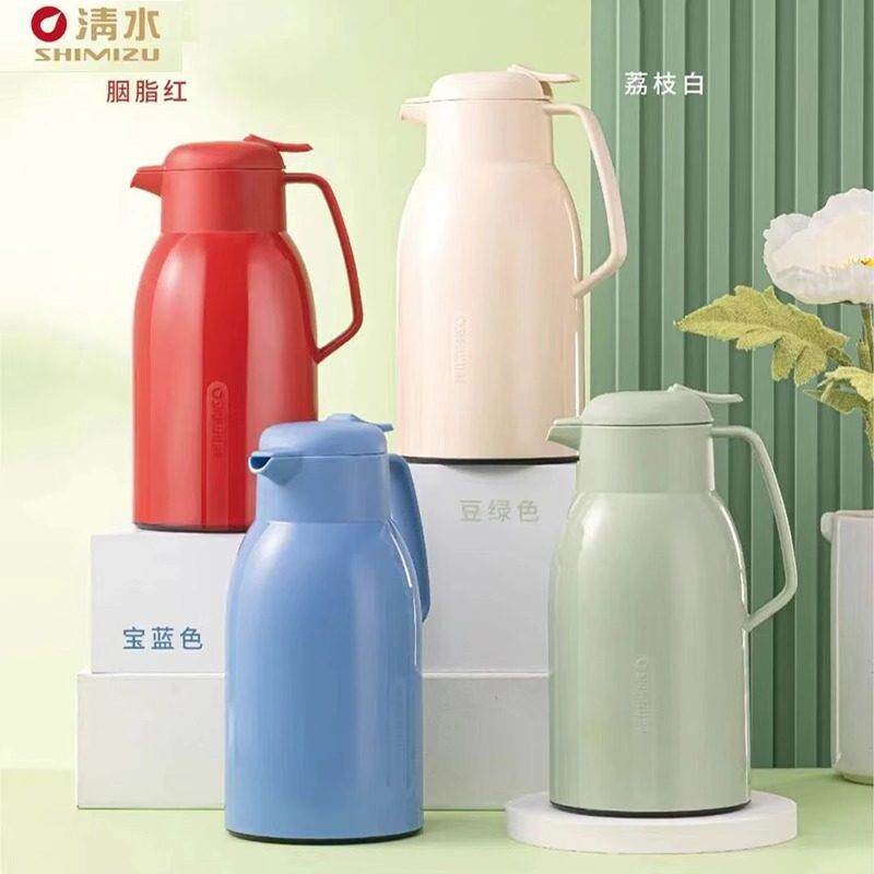 清水家用保温壶玻璃内胆暖壶保温瓶办公学生宿舍暖水壶热水瓶