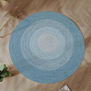 地毯2025新风格客厅沙发卧室入口免洗可擦拭免护理圆形斯堪的纳维