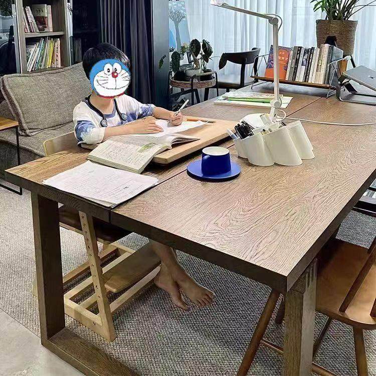 莫比恩去客厅化实木大板桌餐桌书桌工作台家用办公桌白蜡木学习桌,住宅家具,实木餐桌,淘宝优惠券,粉丝福利购,淘宝优惠卷