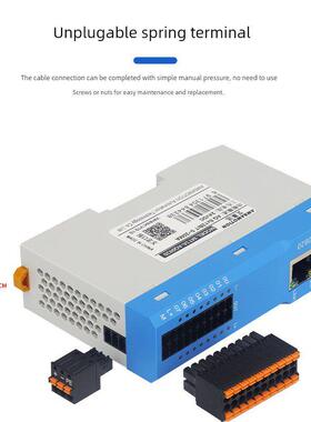 艾莫迅RS485 Modbus采集模块RTU远程io通讯开关量模拟量输入输出