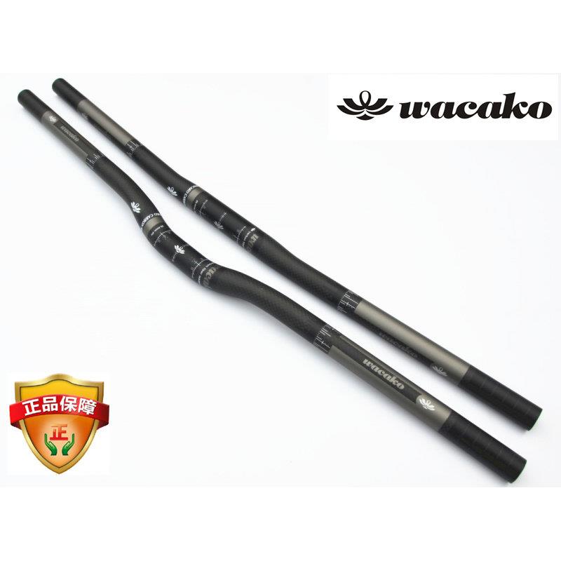 正品!wacako 全碳纤维自行车折叠车小口径直把 燕把 25.4小车把