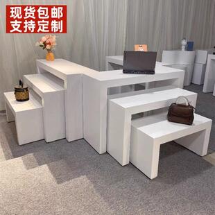 手机电脑体验台品鉴台智能展示台中岛产品服装店定制展示桌