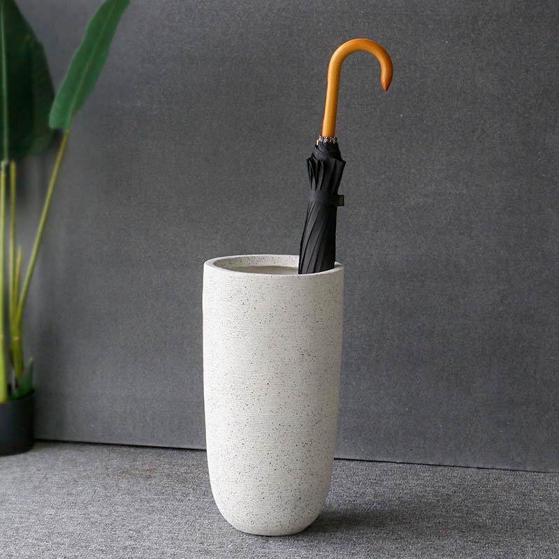 likecao简约仿陶瓷伞架日式商用雨伞桶防潮实用家居插花桶摆放收