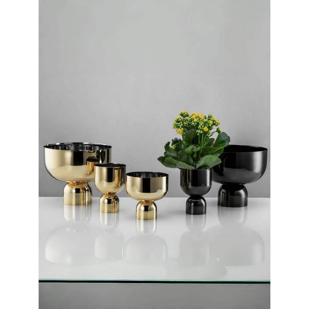 Riva巴西进口不锈钢花瓶镀金轻奢极简插花器创意家用果盘装饰摆件,家居饰品,花瓶,淘宝优惠券,粉丝福利购,淘宝优惠卷