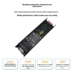已接入涂鸦zigbee调光led灯带变压器智能语音220v转24v单双色驱动