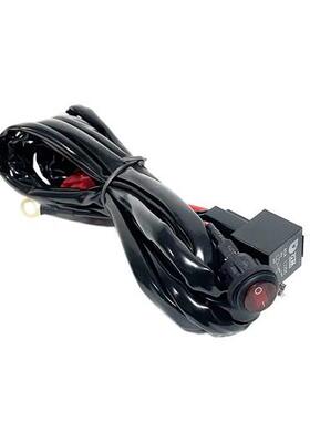 12V40A 气泵专用开关线一拖一防水开关线束LED射灯开关