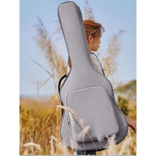 吉他包36 38 40 41寸加厚背包民谣木吉他收纳袋男生高颜值琴包