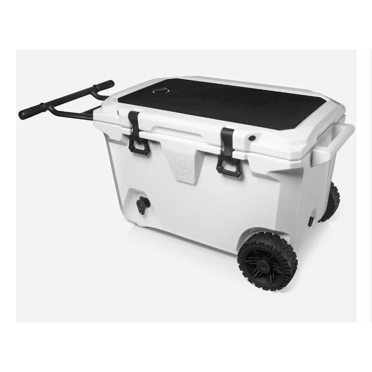 55升带轮子带拉杆滚塑工艺保温箱冷藏箱,露营,海钓车载保温箱