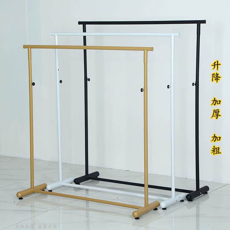 铁艺服装店展示架男女童装挂衣架落地单杠衣服架陈列架家用衣帽架