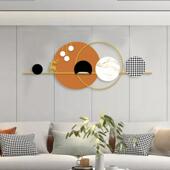 意式 极简客厅沙发背景墙面装 饰茶室书房铁艺挂件走廊过道创意壁饰