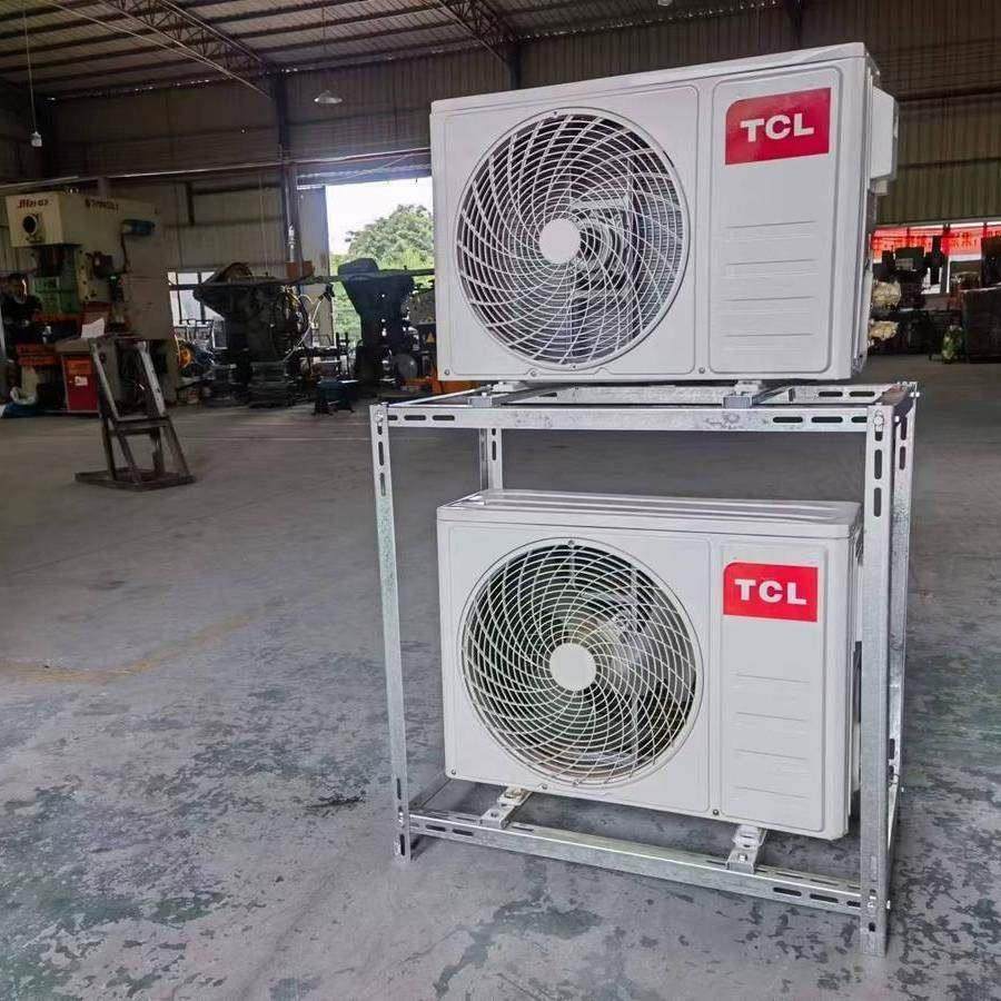 不锈钢加厚2.0厚1匹-3匹双层落地通用支架空调外机层架多层不锈,大家电,空调支架,淘宝优惠券,粉丝福利购,淘宝优惠卷