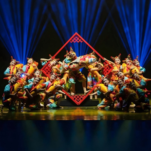 第十三届小荷风采年画娃娃乐陶陶演出服儿童喜庆表演服元旦舞蹈服