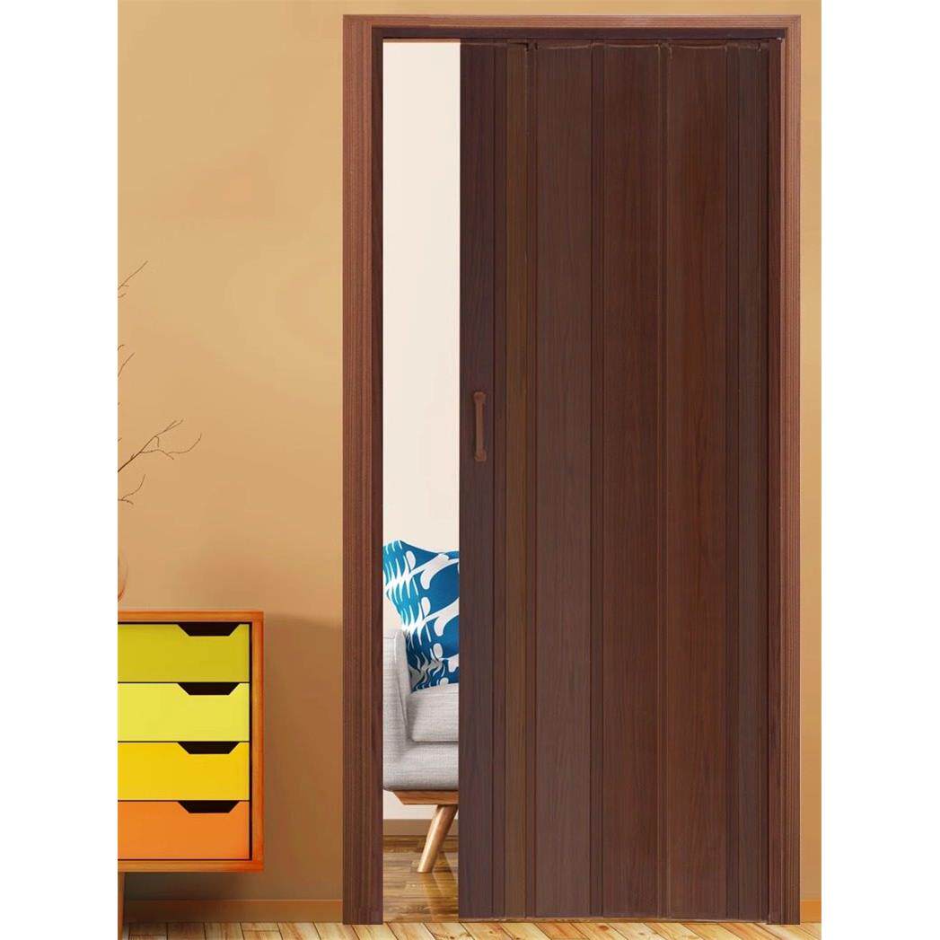 加厚PVC折叠门 卫生间隔断厨房简易推拉门客厅空调厕所隐形移门