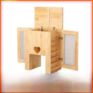 幼儿园实木口杯架木质保温桶架儿童毛巾口杯一体柜水杯柜架茶桶架