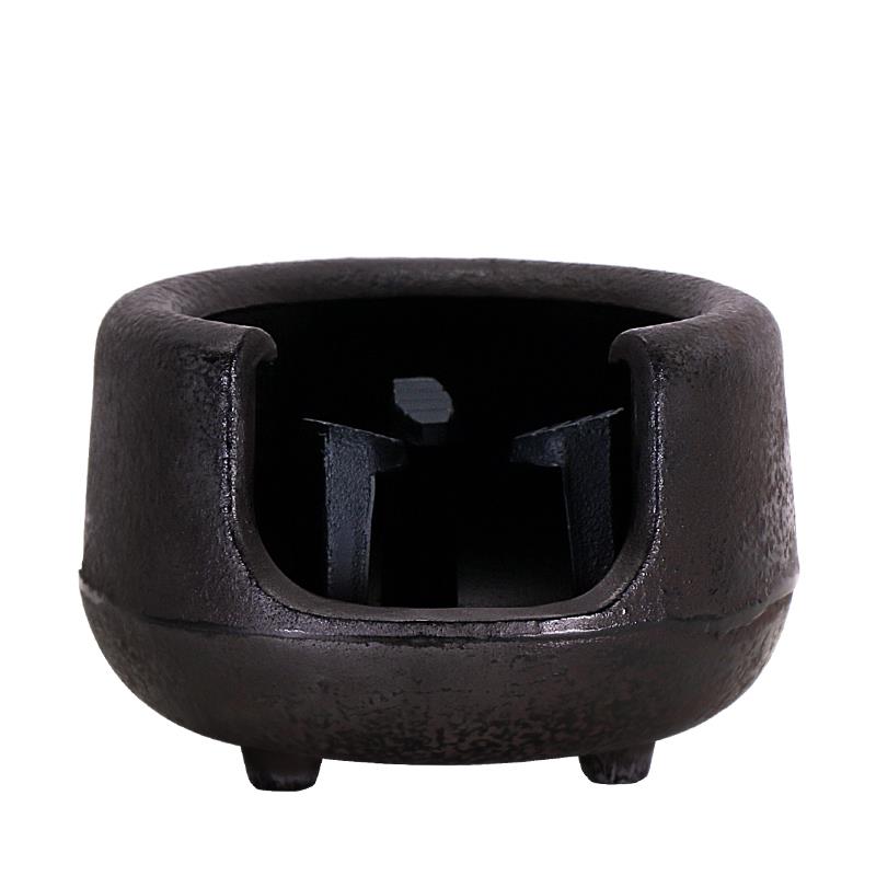 铸铁炭炉日本铁壶大号炭炉室外茶具铁壶炉座茶壶茶炉煮茶炭炉火钵