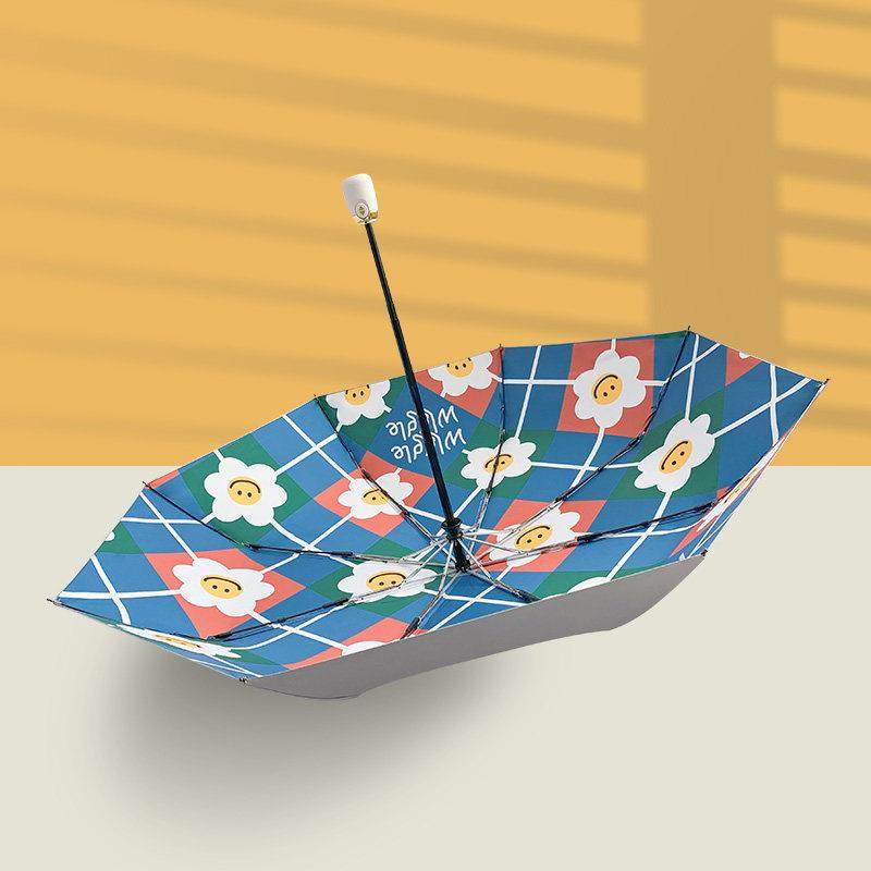 覆古可爱的钛银伞紧凑型太阳保护太阳伞妇女的防紫外线自动雨或阳,居家日用,伞,淘宝优惠券,粉丝福利购,淘宝优惠卷