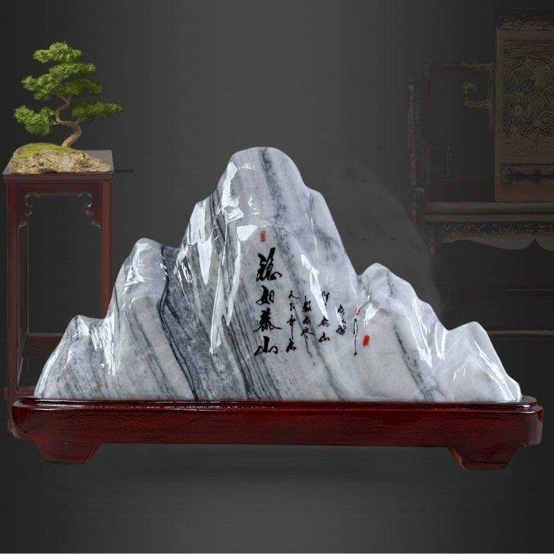 泰山石敢当天然风水原石靠山石观赏石办公室客厅玄关博古架摆件,家居饰品,装饰摆件,淘宝优惠券,粉丝福利购,淘宝优惠卷