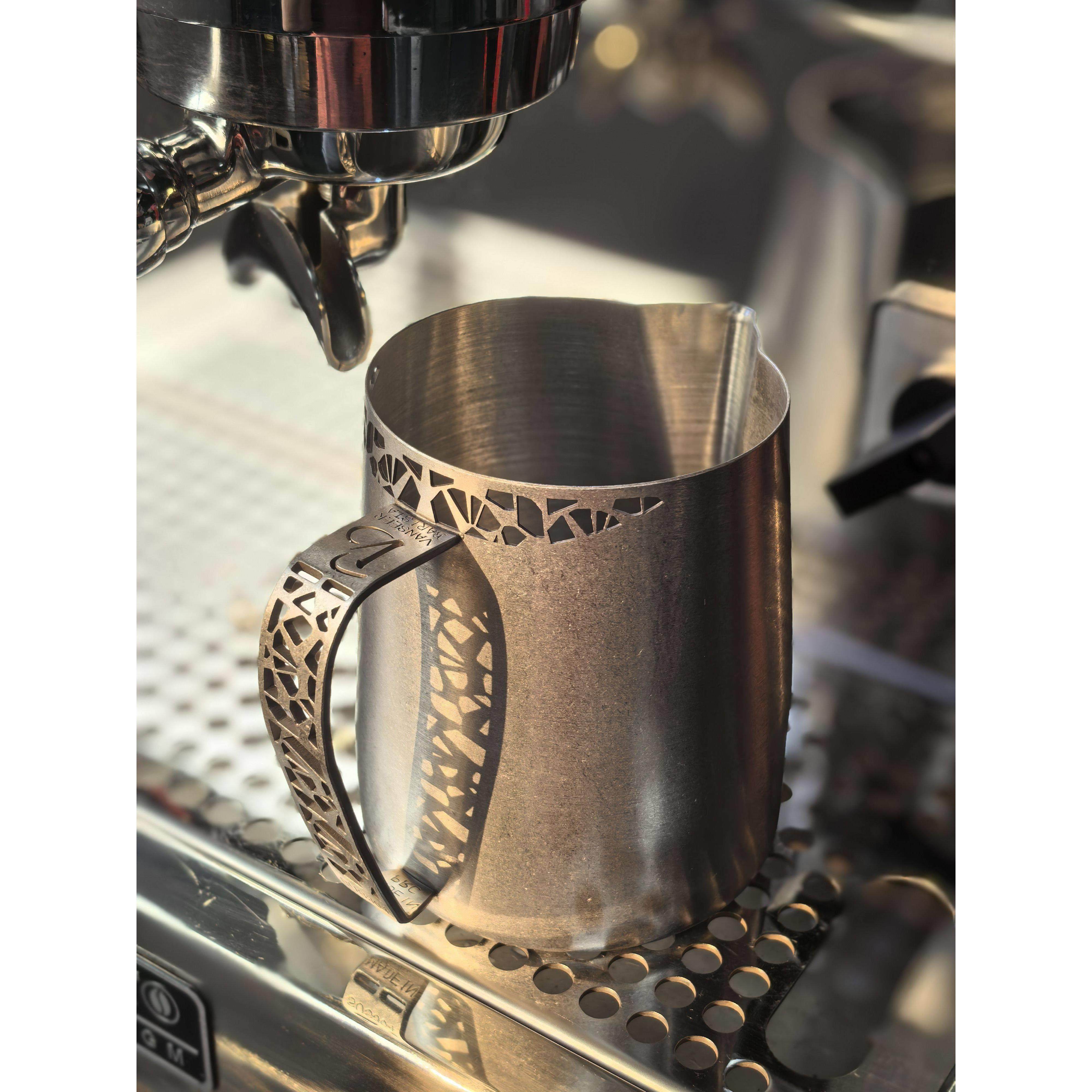 Vanseerbarista镂空拉花缸不锈钢304拉花缸拉花杯拉花壶,餐饮具,拉花缸/拉花杯/打奶缸,淘宝优惠券,粉丝福利购,淘宝优惠卷