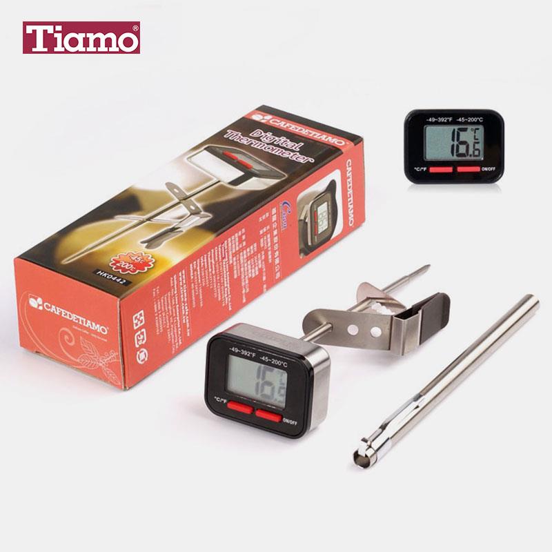 TIAMO数显温度计大屏显示 咖啡手冲与奶温专用 HK0442