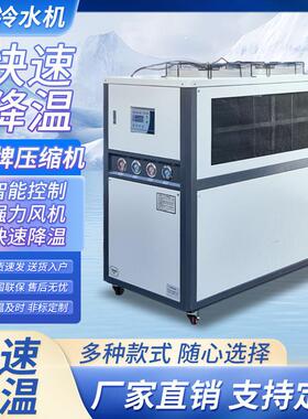 工业冷水机水循环小型冷却冷冻激光制冷冰水机组5P10P注塑机模具