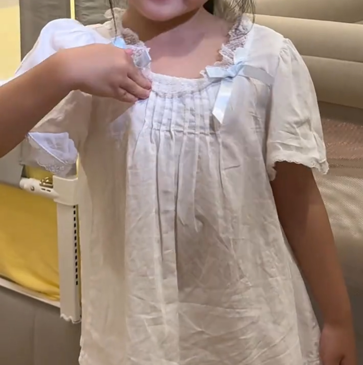 2025新款女童睡衣夏季儿童纯棉a类家居服女孩宝宝空调服