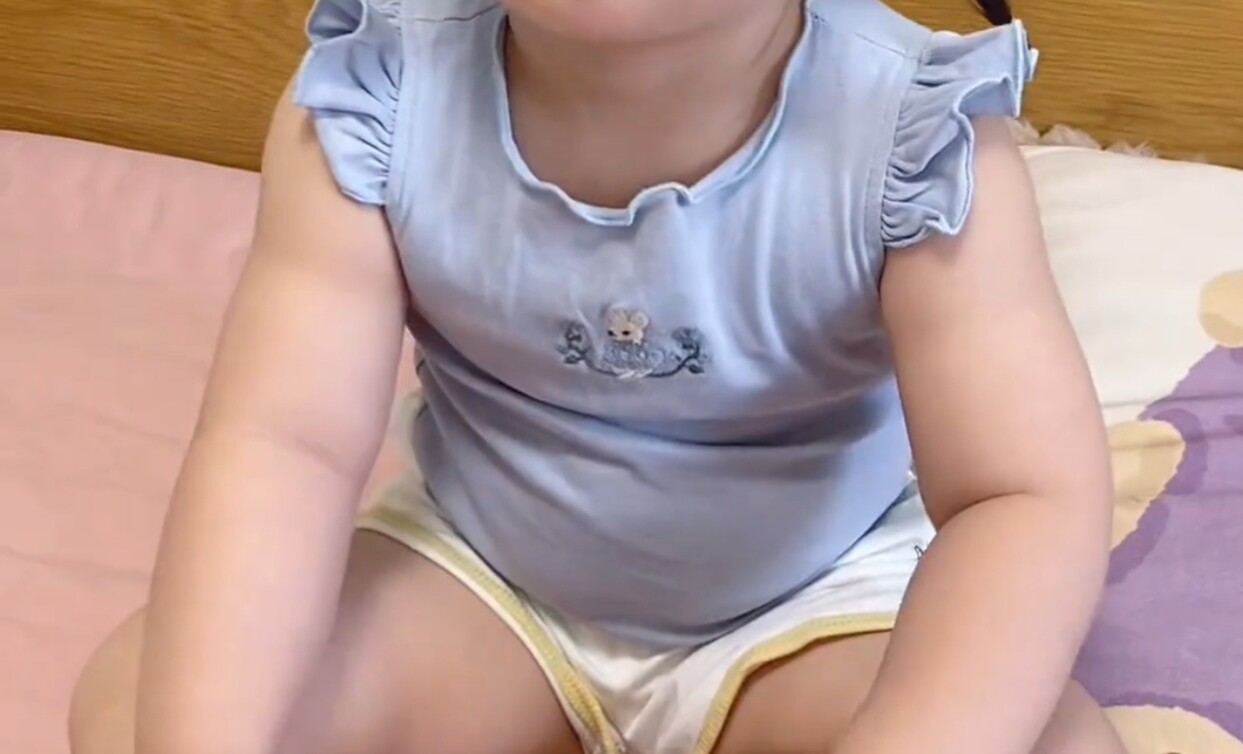 女童2025夏季套装儿童俏皮可爱修身短款背心菱格提花清凉短裤小众