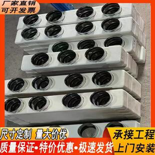 中央空调风管机出风口分风箱镀锌白铁皮转接头方转圆静压箱集风箱