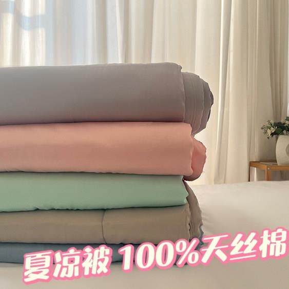 外贸出口天丝夏凉被A类母婴级凉感夏天空调被冰丝单人被芯双人