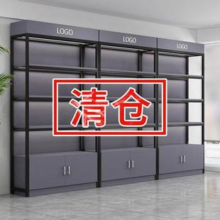 化妆品产品展示柜货架陈列柜自由组合超市置物架落地多层储物货柜
