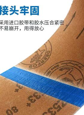 Lu牌进口Pz533锆刚玉砂带610X100不锈钢专用坡面机抛光砂带