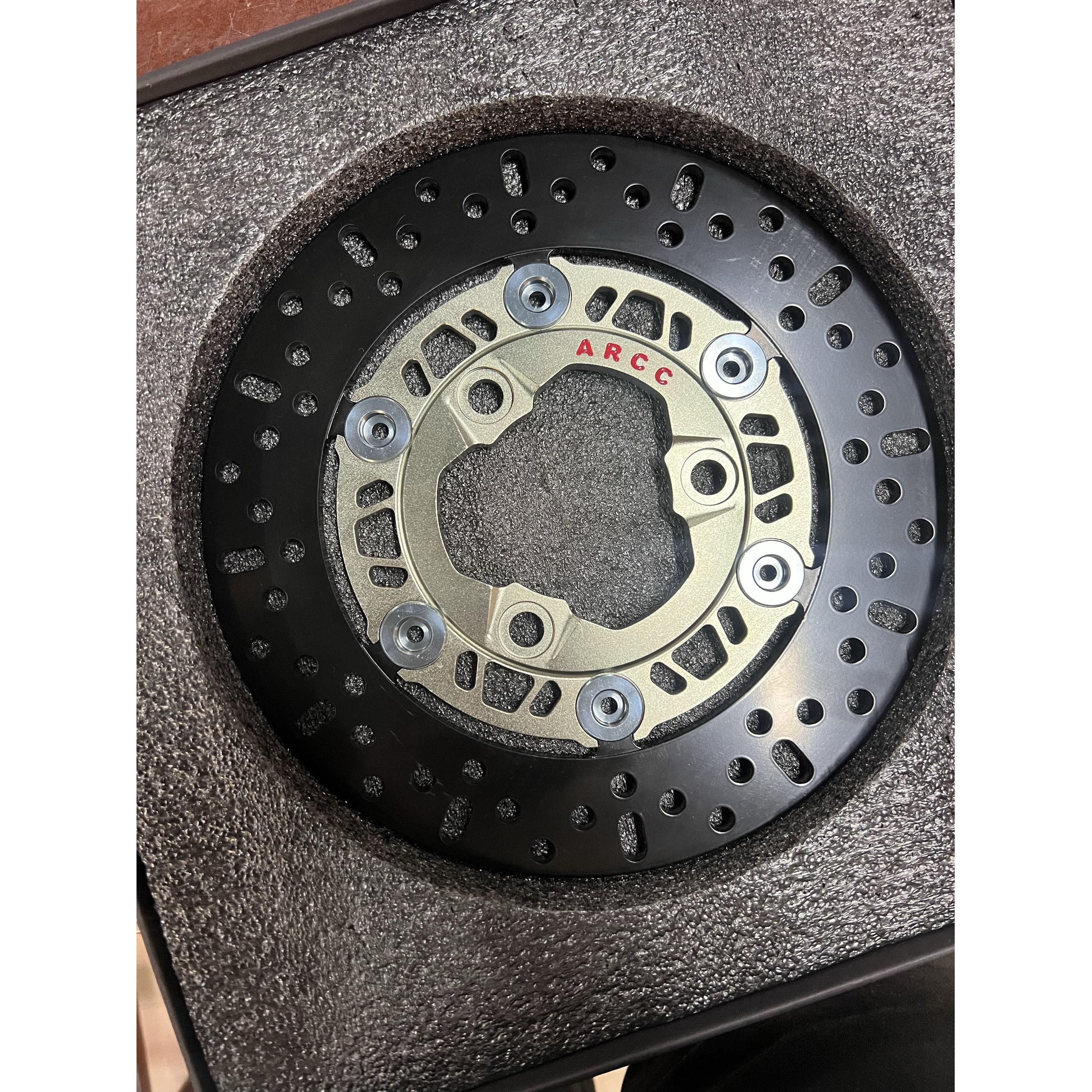 220MM刹车盘全浮动T型盘制动碟刹盘小牛电动摩托车7.0孔距5毫米