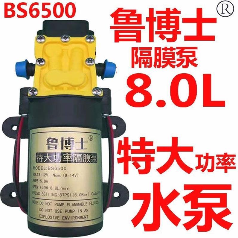 德国进口【正品】12V直流泵电动喷雾器通用水泵隔膜泵高压自吸电