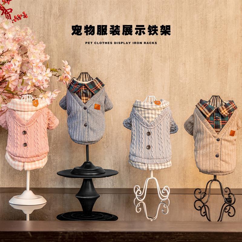 宠物猫咪狗衣服展架狗衣服摄影道具服装模特架子橱窗展示陈列架