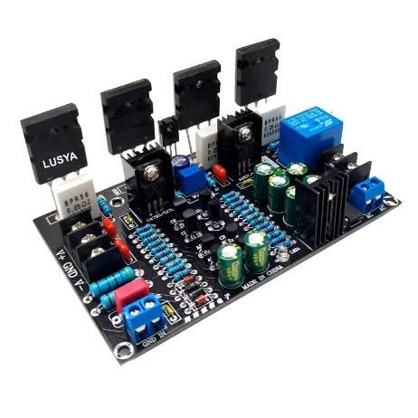 东芝单声道200W功放板1943+5200 后级功放板带喇叭保护