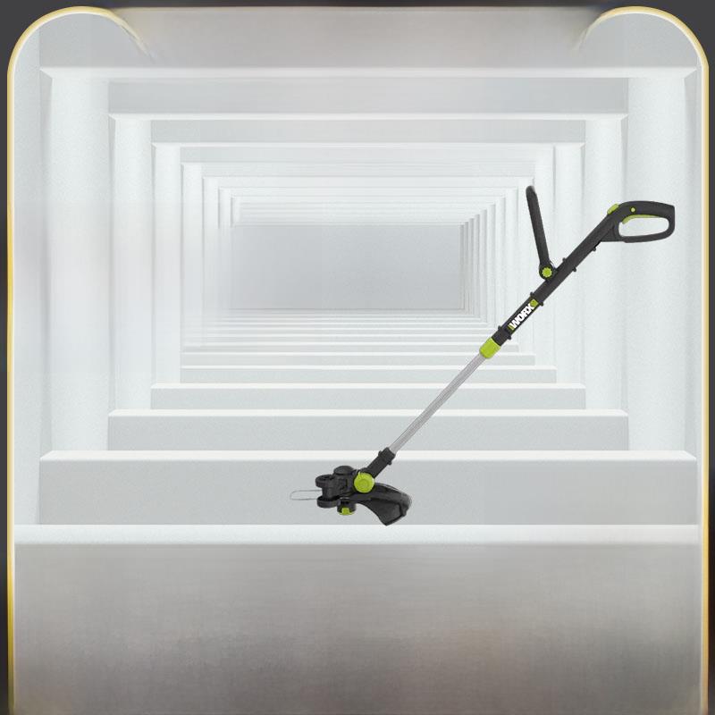 威克斯Wd163电动割草机小型家用除草充电式割草机手持式锂电池割