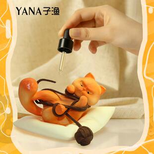YANA子渔原创设计猫球球纠缠事务所摆件&扩香石