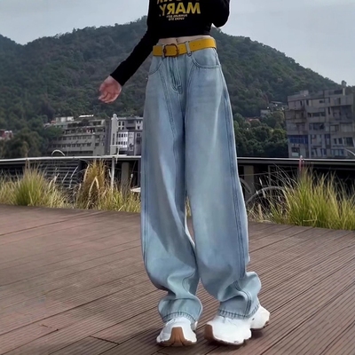 弯刀牛仔裤女2025新款春