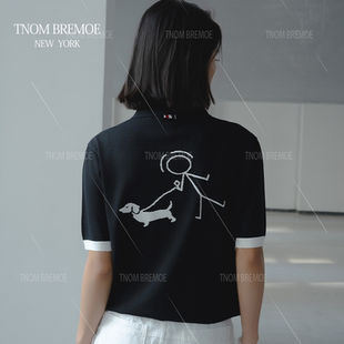 腊肠小狗小众高级感短袖 TNOM 情侣款 BREMOE POLO白领百搭 TB夏季
