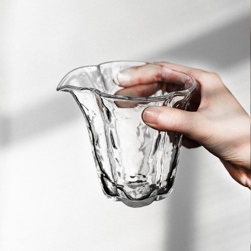 落笙玻璃公道杯加厚分o茶器公杯日式耐热茶海水晶高档家用茶具配