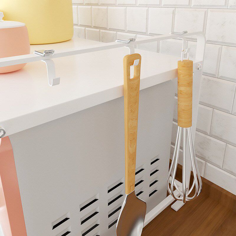 工厂厨房置物架台面式简约微波炉整理架汤锅砂锅W汤勺整理用具